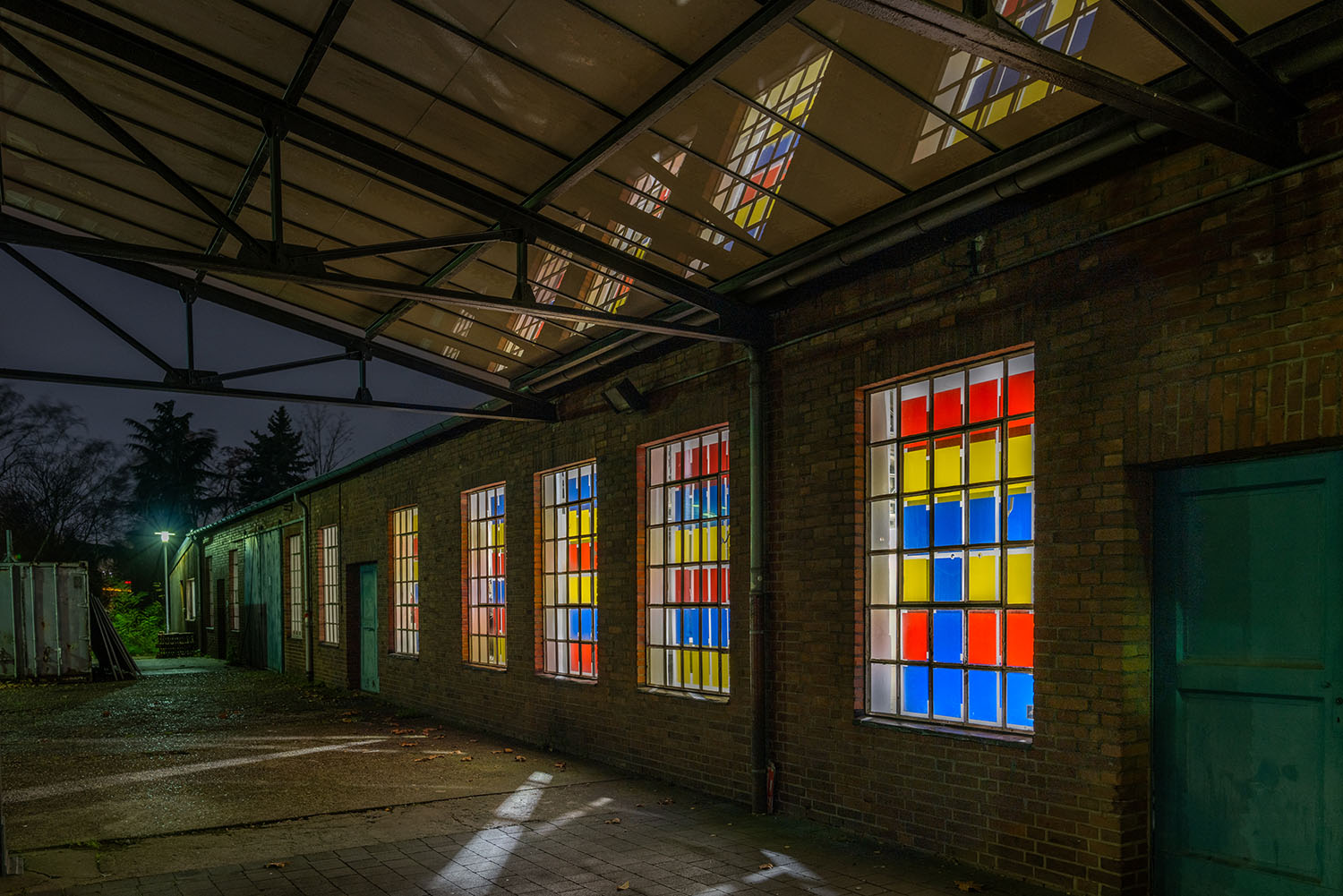Farb  Licht  Spiel - Installation von Nikola Dimitrov & Norbert Thomas im Verein für aktuelle Kunst / Ruhrgebiet, Oberhausen